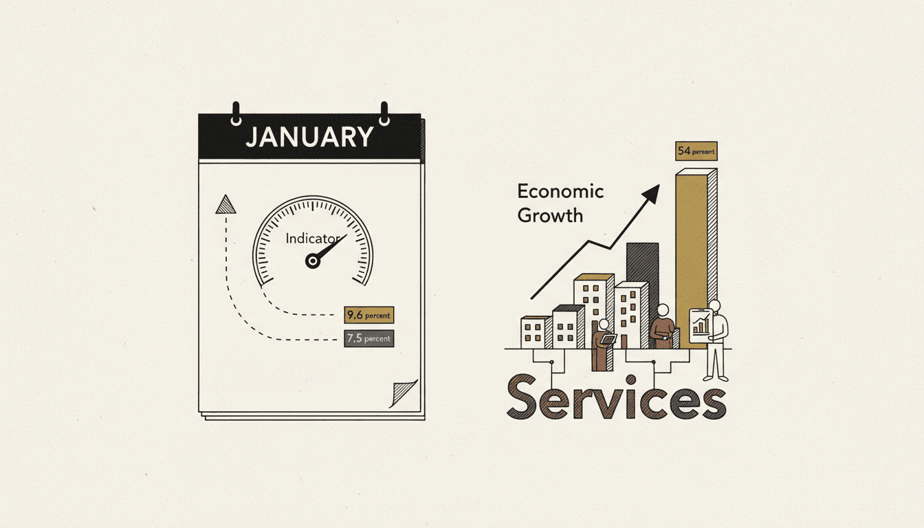 7.5 percent in January, but services is doing all the work