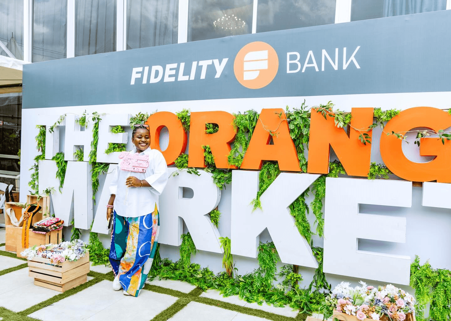 In March, Fidelity Bank and The Accra Goods Market co-hosted the third edition of the Orange Market at Enclave Gardens.