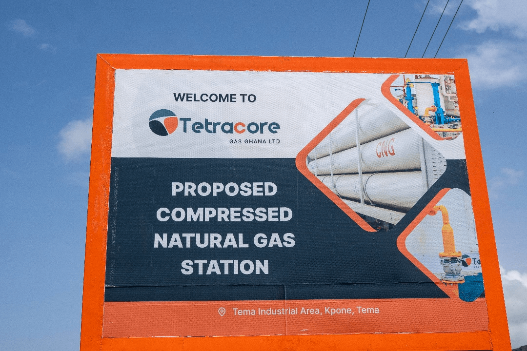 Tetracore Gas Ghana, the group's local subsidiary, commissioned a $15 million compressed natural gas facility in Tema in early 2026. 