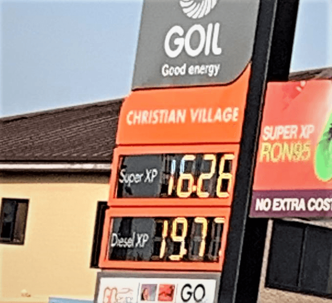 Goil Fuel Prices