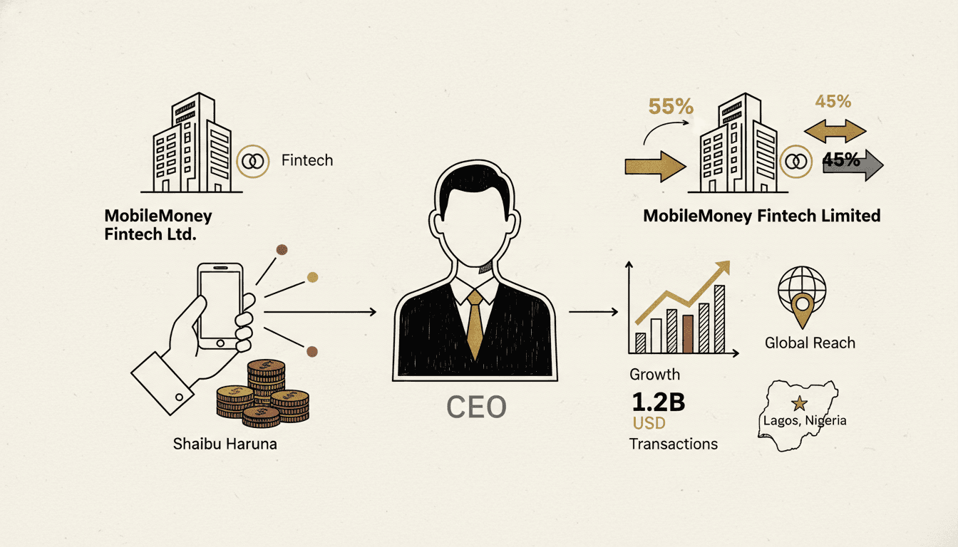 Shaibu Haruna takes the helm at MobileMoney Fintech Ltd