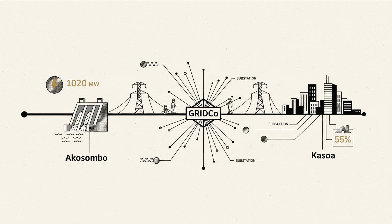 A fire in GRIDCo's control room shut down the Akosombo plant and took three substations offline