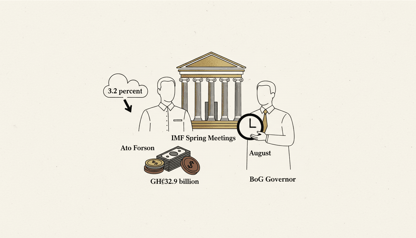 Ato Forson leads Ghana's delegation to the IMF Spring Meetings with an August exit date in sight