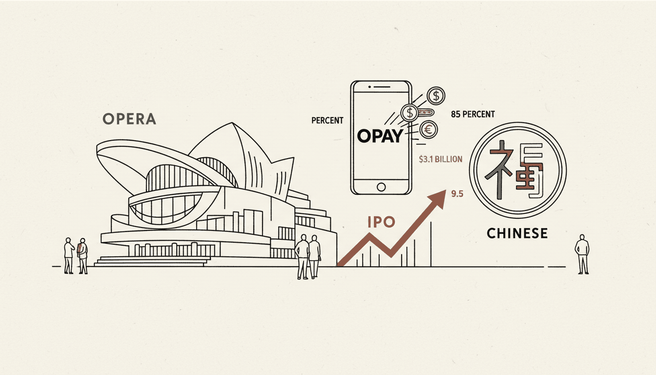 Opera puts an 85 percent probability on OPay's $3.1 billion IPO within two years
