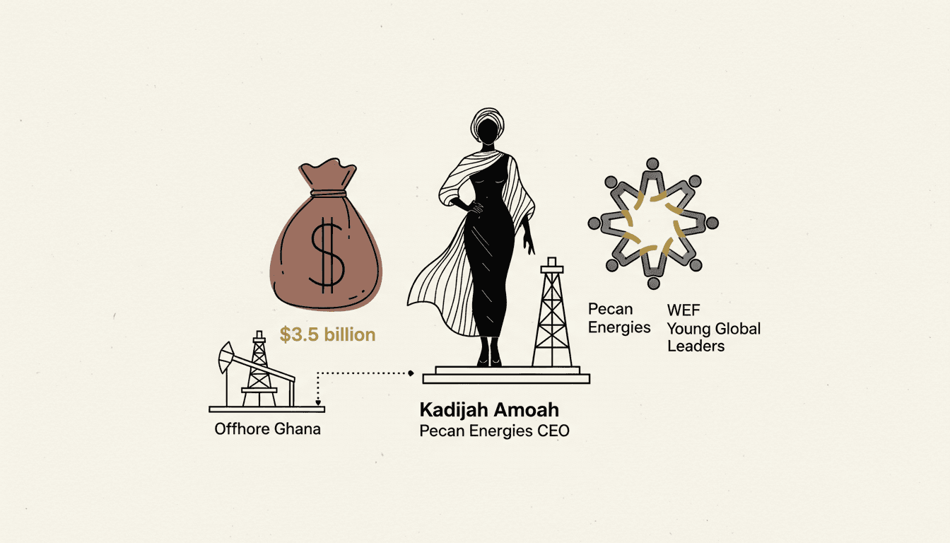 Pecan Energies CEO Kadijah Amoah named to the WEF Young Global Leaders class of 2026