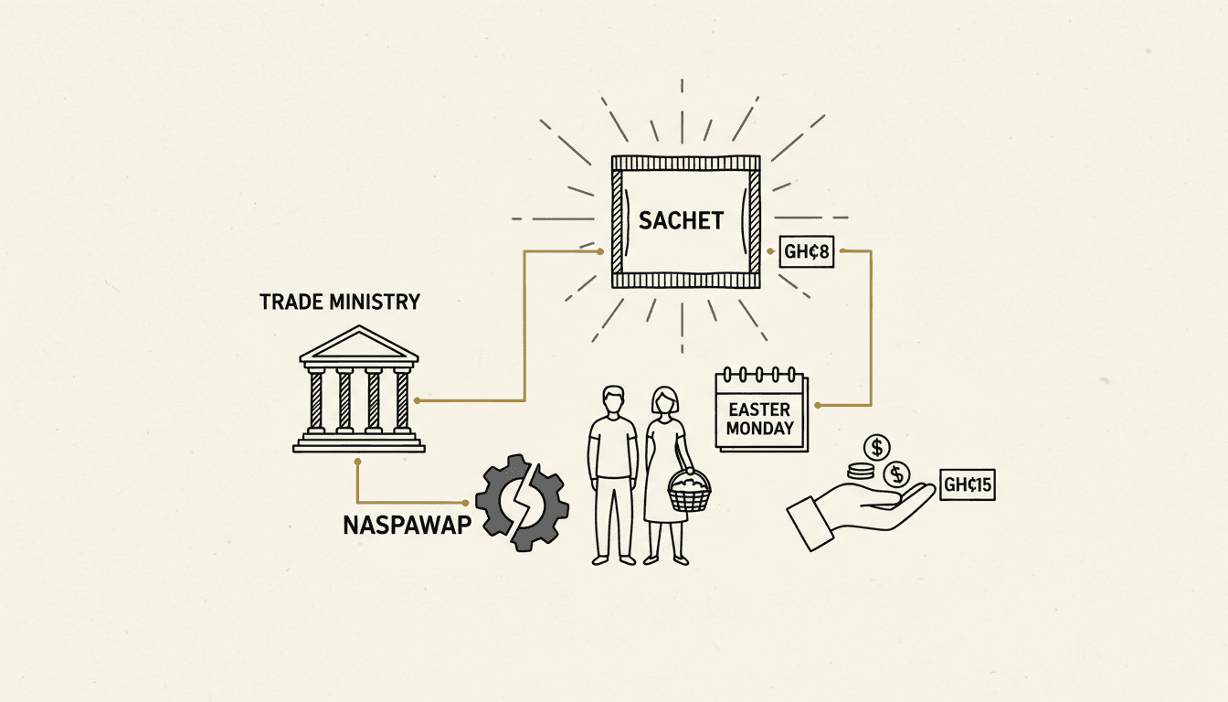 Sachet water price hike scheduled for Easter Monday suspended after Trade Ministry intervention